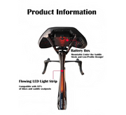 Road Bike Seatpost Tail Light – Long Battery Life, Waterproof & Rechargeable