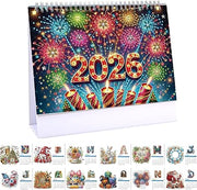 2026 DIY Diamond Painting Desk Calendar