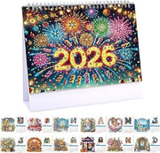 2026 DIY Diamond Painting Desk Calendar