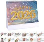 2026 DIY Diamond Painting Desk Calendar
