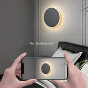 Black Moon Wall Light - Modern Matte Black Moon Wall Lamp, Moon-Inspired Design