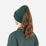 Winter Knit Hat with Magnetic Ponytail Opening – Stay Warm & Stylish All Season