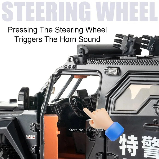 1:20 Armored Off-Road Die-Cast Model – Military Collectible for Enthusiasts and Display