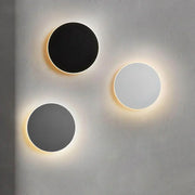 Black Moon Wall Light - Modern Matte Black Moon Wall Lamp, Moon-Inspired Design